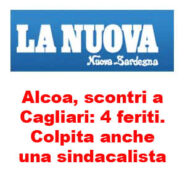 Alcoa, scontri a Cagliari: 4 feriti. Colpita anche una sindacalista