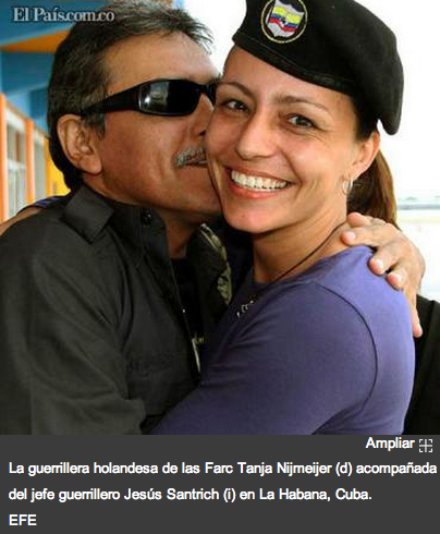 La guerrillera Tanja Nijmeijer, la carta mediática de las Farc en Cuba