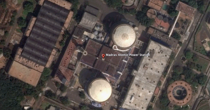 India, centrale nucleare di Madras ... in chiaro